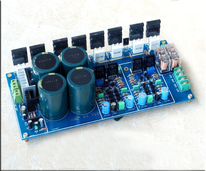 

A4 Fully symmetrical dual differential amplifier board 2.0 High power power amplifier board 300W+300W