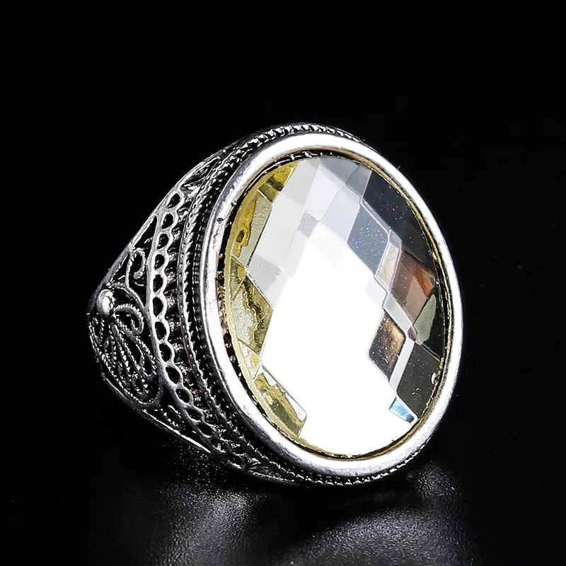 New Arrival Water Glass Ring Precious Stone Plated Elegant High Quality Fashion Finger Women‘s Rings | Украшения и аксессуары