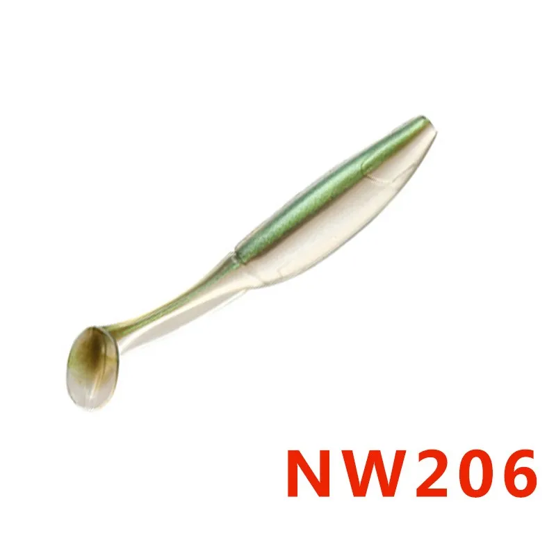 NW206 Noeby мягкие пластиковые рыболовные приманки T-хвост 4/6 шт. 70/125/150/100 мм силиконовые приманки easy shiner от ловля карпа, искусственная приманка воблер(wobbler - Цвет: NW206