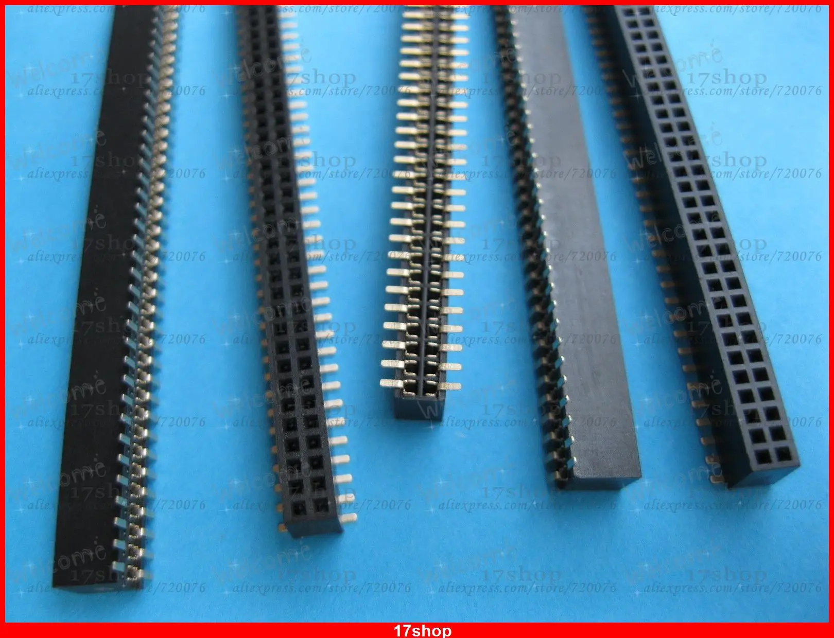 150 шт. Gold SMT SMD 1 27 мм 2x40 80pin хрупкий штыревой разъем двухрядный|row pin header|row headerrow |