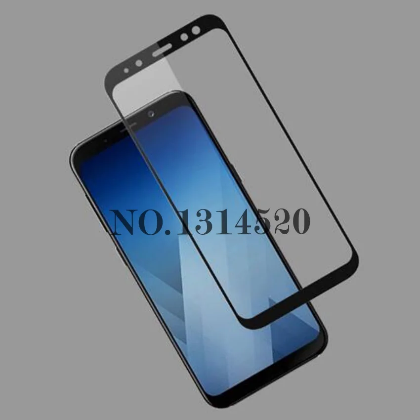 For Samsung Galaxy A8 2018 Glass Screen Protector Full Coverage Tempered Protective Film Plus | Мобильные телефоны и