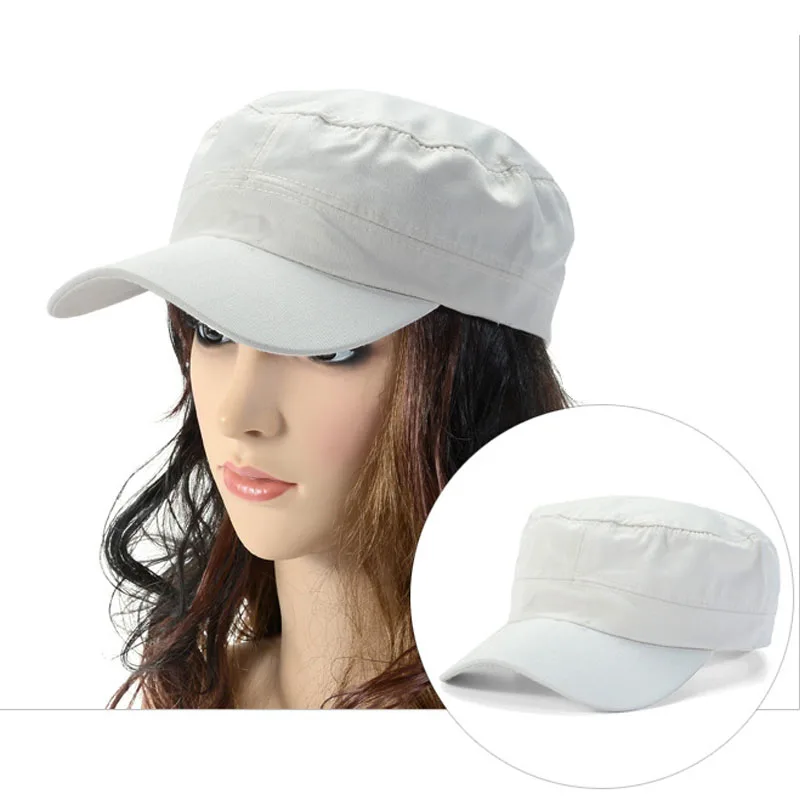 Кепка в стиле милитари с вышивкой/принтом регулируемая армейская для женщин и