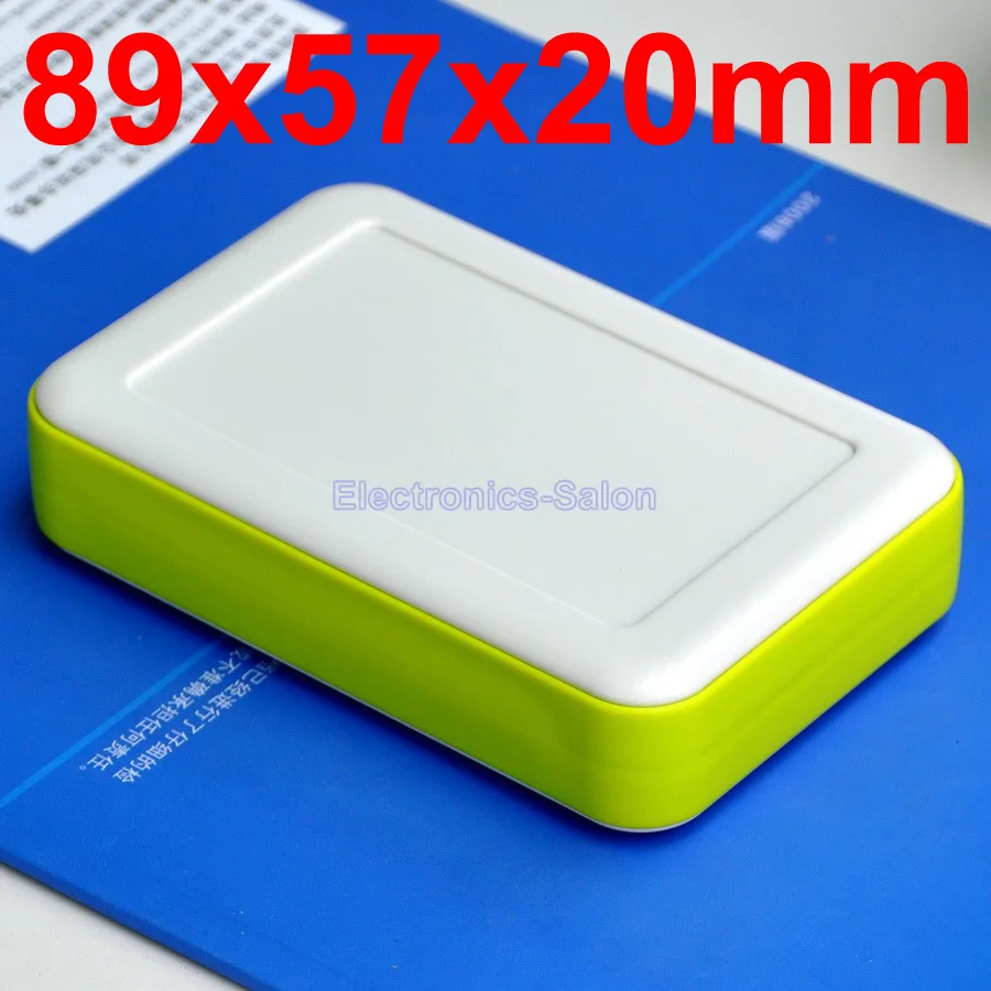 

HQ Hand-Held Project Enclosure Box Case,White-Lawngreen, 89 x 57 x 20mm