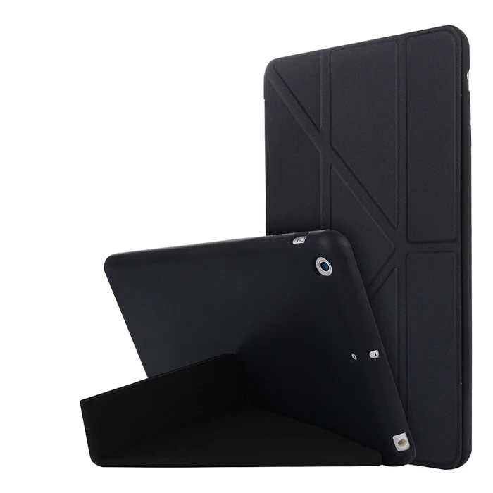 Transform Black Для Ipad Mini 1/2/3 Smart Cover Чехол iPadMini преобразования Стенд Shell Mini2 протектор Mini3 Силиконовые Мягкий анти стук корпус - Цвет: Transform Black