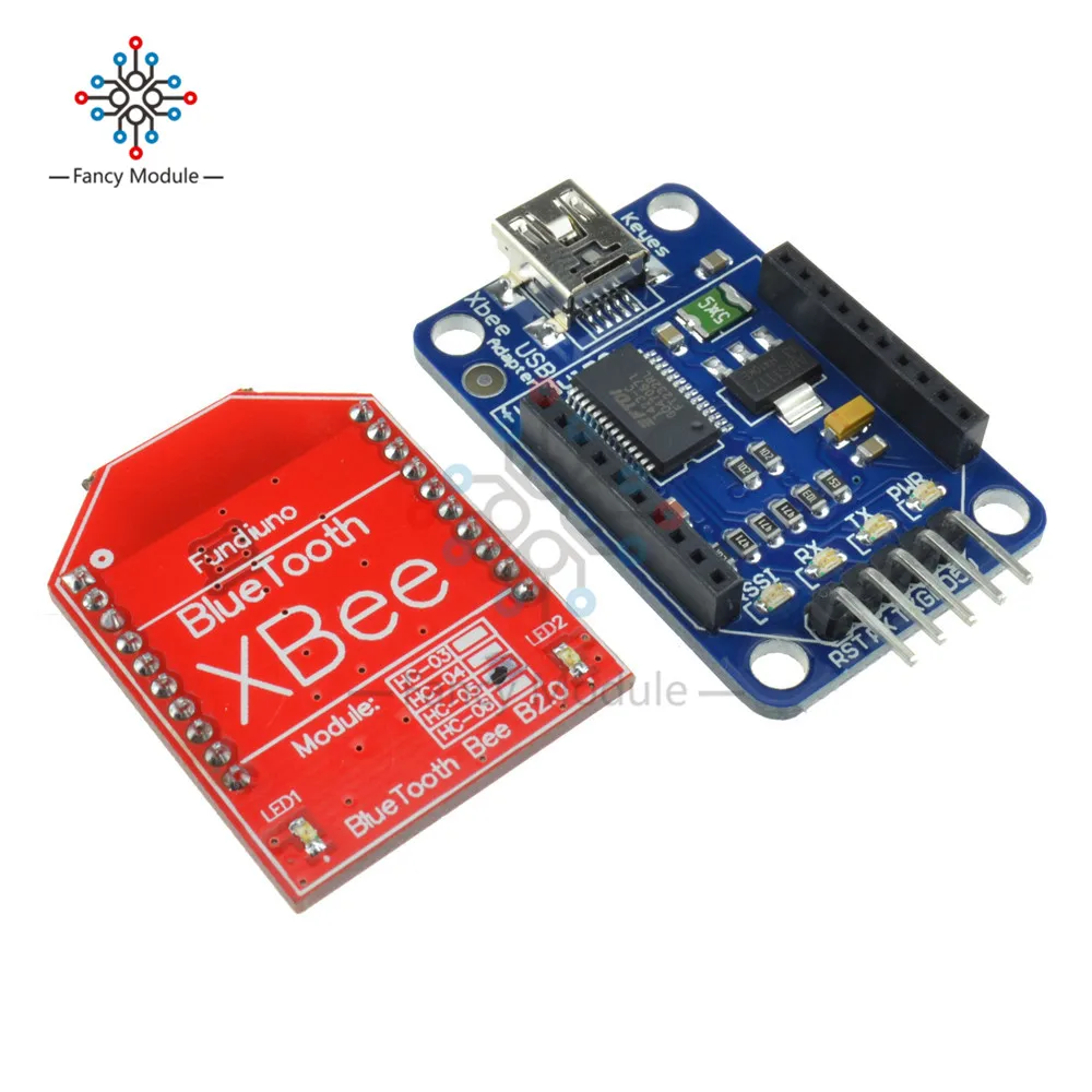 Xbee HC-05 Master And Slave + Mini XBee Bluetooth Bee USB в последовательный порт адаптер конвертер модуль