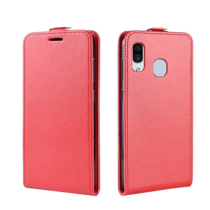 For Samsung Galaxy A30 A20 Case cover wallet flip Leather protection pouch phone case couqe A305F bag | Мобильные телефоны и