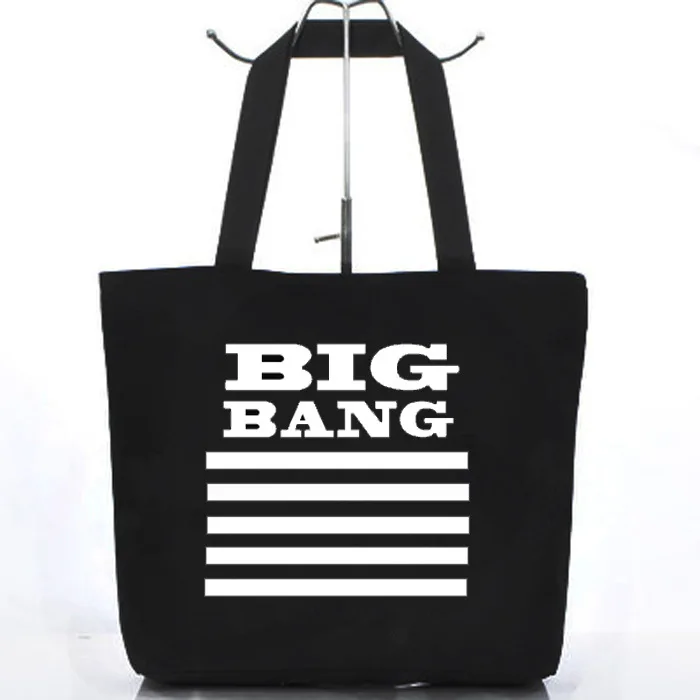[MYKPOP] BIGBANG Повседневная Холщовая Сумка KPOP вентиляторы коллекция SA18080107