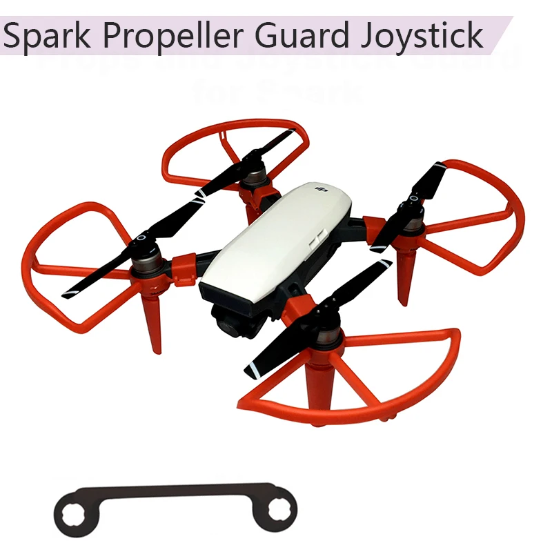2 в 1 защита пропеллера и джойстик для DJI Spark камера Дрон запчасти реквизит лезвие