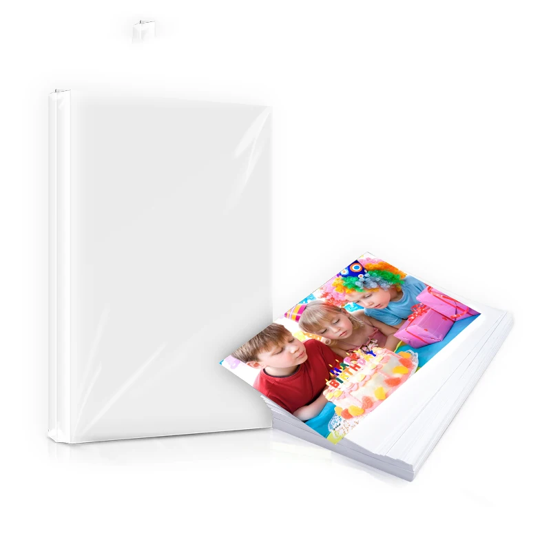 

100 Sheets 4R 4x6 Glossy Printer Photographic Paper Printing for Inkjet Printers Cameras & Camcorders School Office Stationery