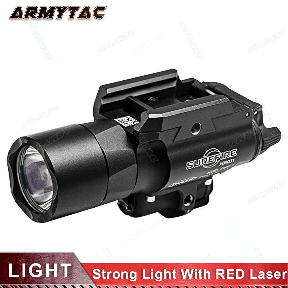 Страйкбол Surefir X400 ультра серии светодиодный фонарик WeaponLights w/встроенный лазерный
