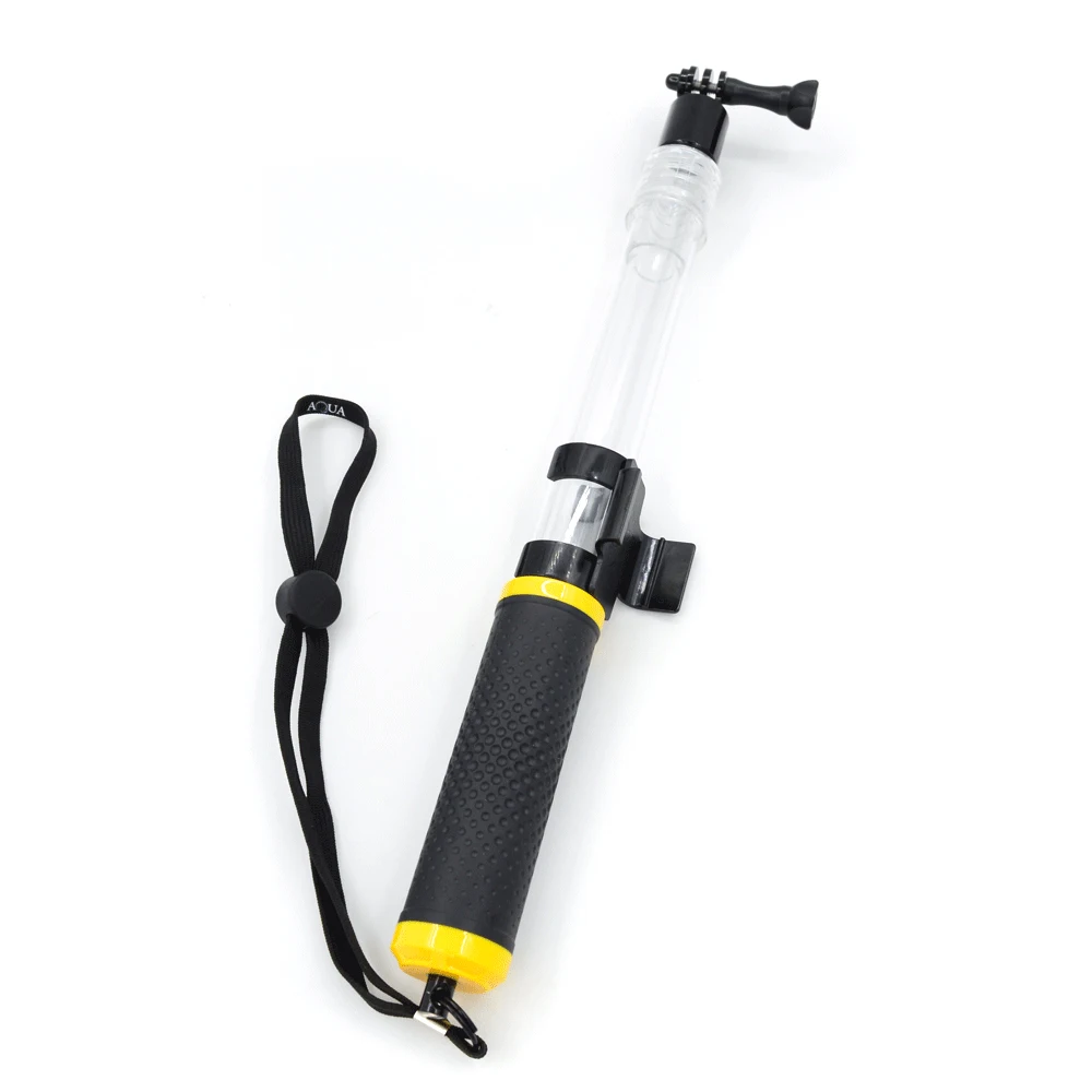 Прозрачный монопод для дайвинга селфи-Палка с Wi-Fi дистанционным зажимом Gopro hero 8 7 6