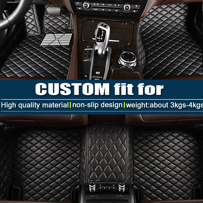 RKAC Custom fit 3D Автомобильные Коврики для Changan CS95 7 мест ковровое напольное покрытие водонепроницаемые коврики ковры кожа роскошный-объемный