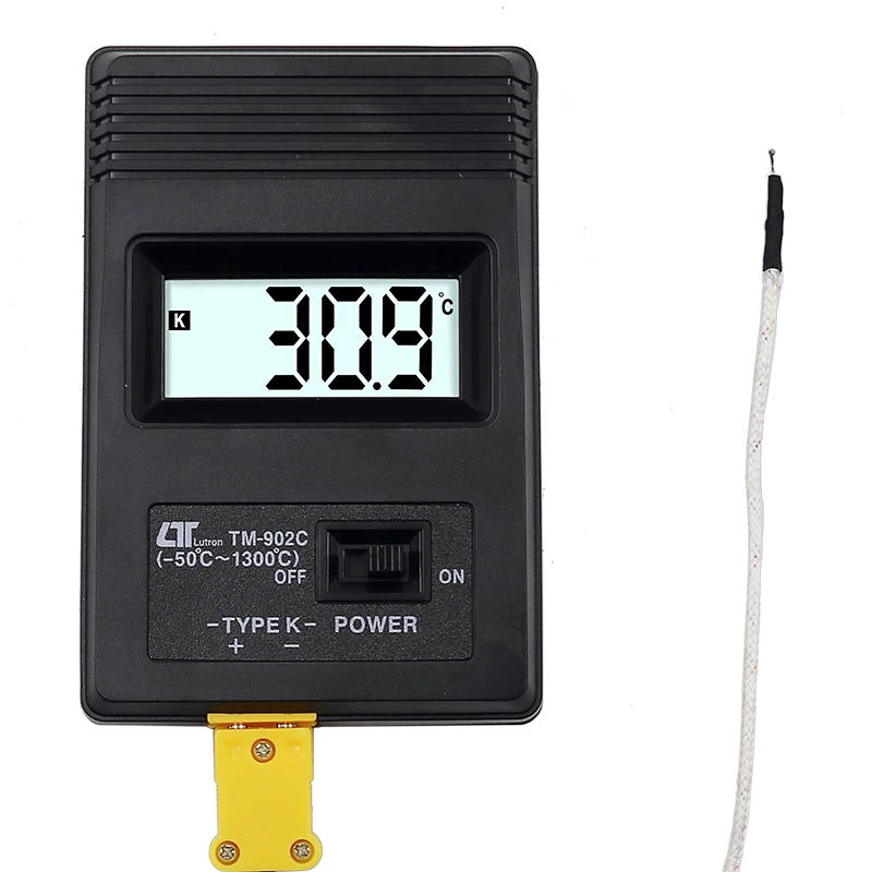 TM-902C (от-50C до 1300C) измеритель температуры TM902C цифровой K Тип термометр датчик +
