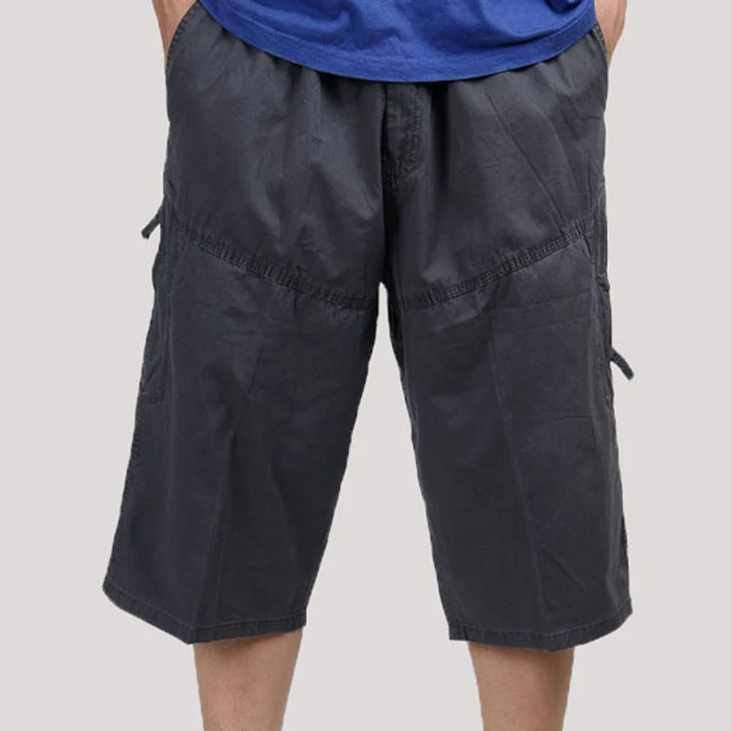 2019 Повседневная Мужская Уличная карман большой грузовой укороченные штаны