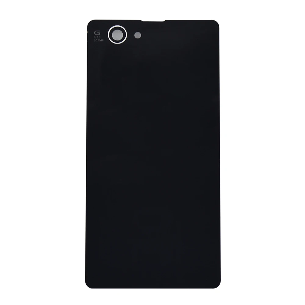 Задняя стеклянная крышка для Sony Z1 Mini задняя батарейного отсека задний корпус