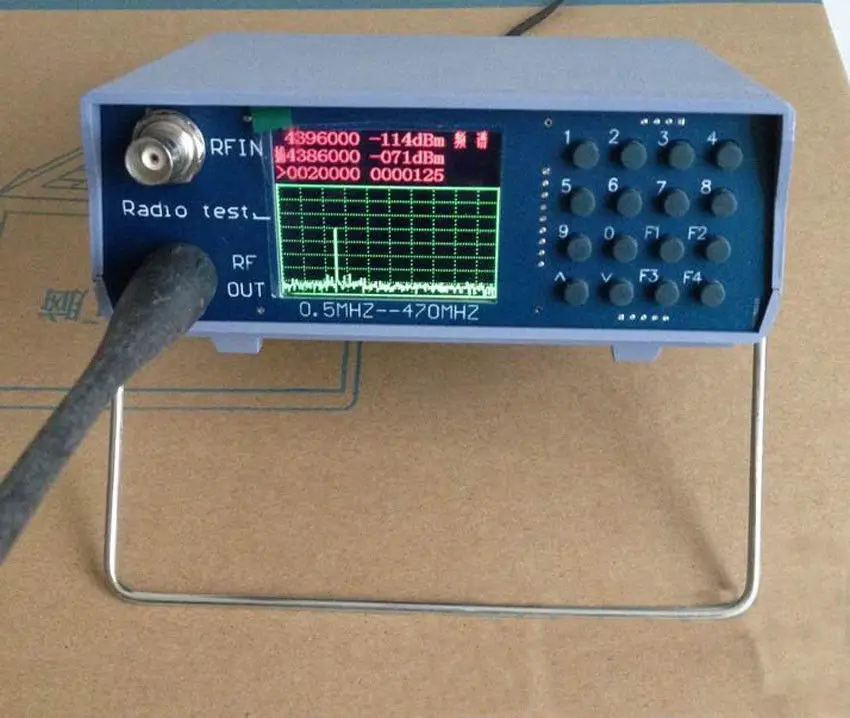 U/V UHF VHF Двухдиапазонный анализатор спектра BNC с отслеживающим источником