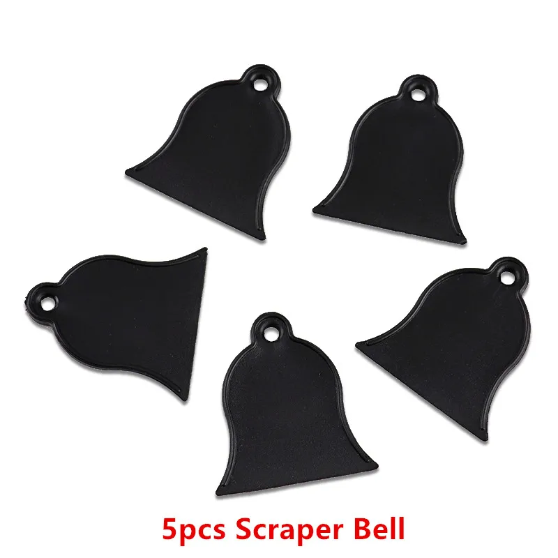 5pcs Bell Scraper 5 шт. скребки Колокольчик для штамповки ногтей штамповка Набор для печати ногтей инструмент для штамповки Сделай Сам ногти маникюр маленький оптимальный размер - Цвет: 5pcs Bell Scraper
