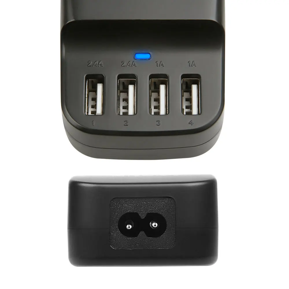 UDOLI универсальное настольное зарядное устройство USB с 4 портами настенное адаптер