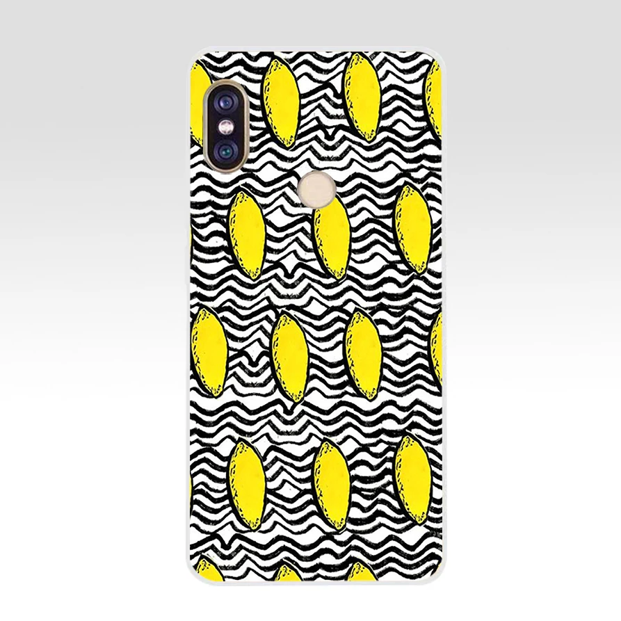 249AQ лимонно-желтые полосы Мягкий Силиконовый ТПУ чехол для телефона xiaomi redmi 6 pro note