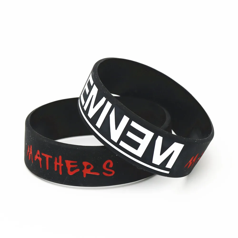 LUKENI горячая распродажа браслет с надписью Eminem Marshall Mathers LP силиконовый напульсник