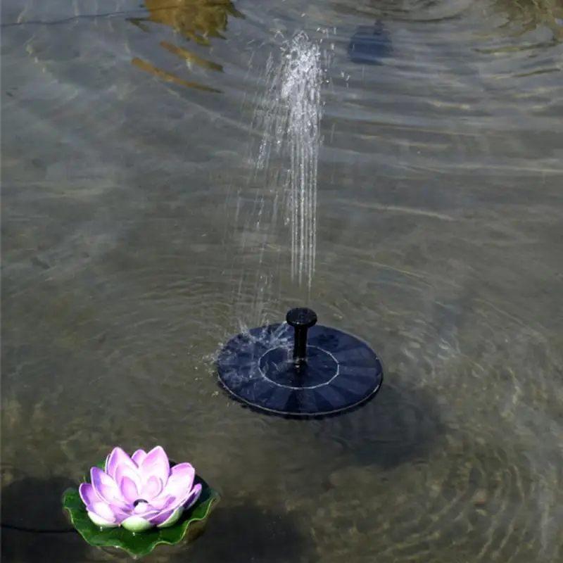 MINI SOLAR Fountainน้ำSource Homeน้ำน้ำพุตกแต่งสวนว่ายน้ำสระว่ายน้ำBIRD Bathน้ำตกDropship