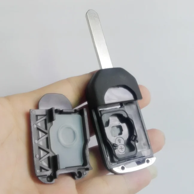 

5PC/LOT WIth Logo FOR Honda Fit XRV VEZEL CITY modified flip remote key case shell 2 button