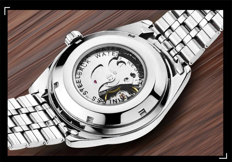 Автоматическая часы Мужские механические мужские с секторным календарем Дата