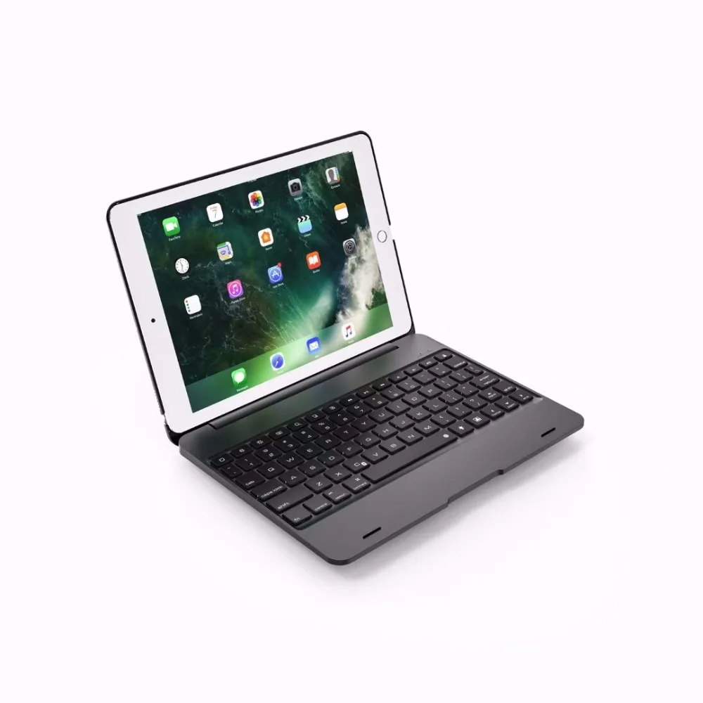 Топ Флип-клавиатура для Apple iPad 9,7 5-го 6-го поколения Bluetooth клавиатура чехол для iPad Air 1 2 5 6 Pro 9,7 чехол