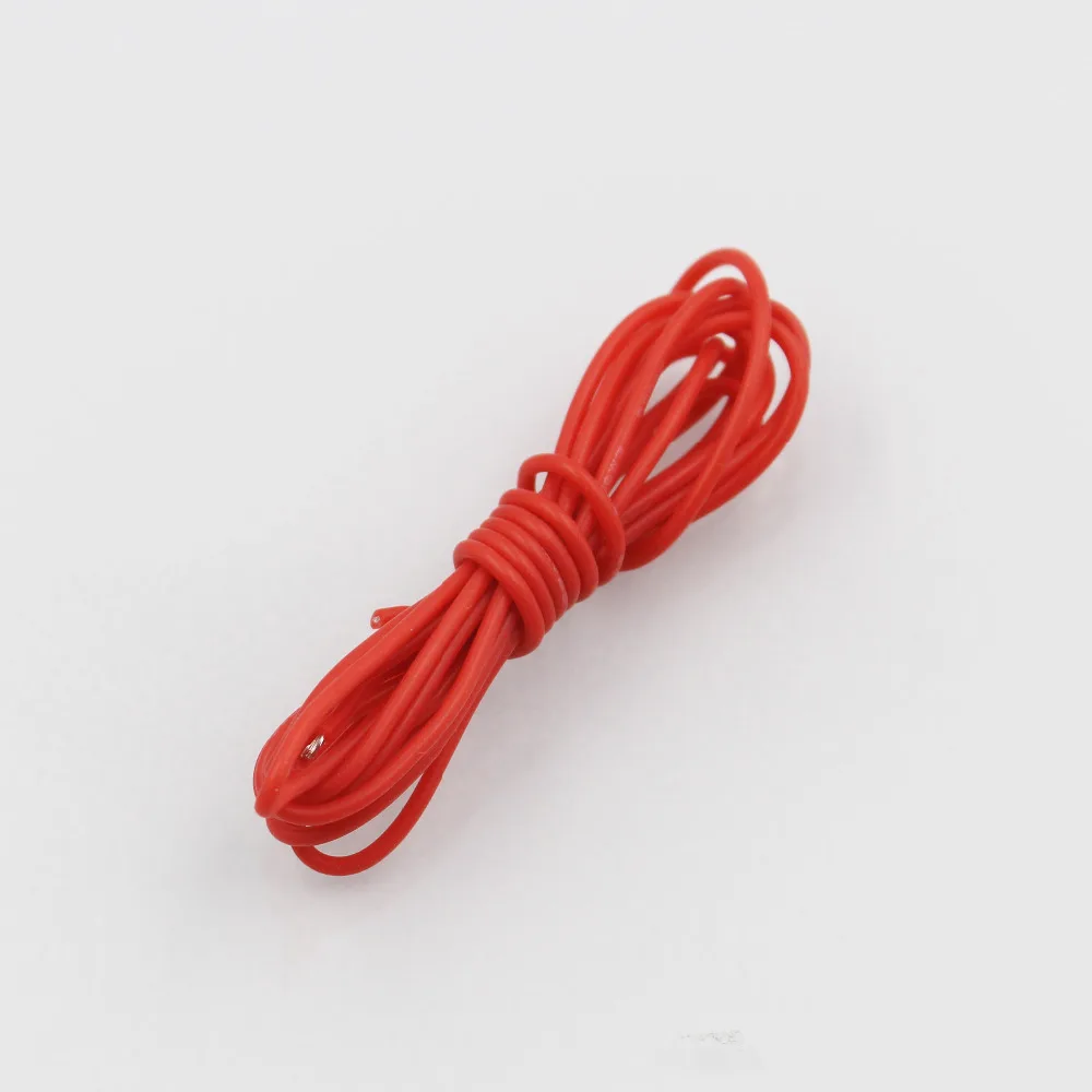 Гибкий силиконовый провод 1 метр 3 28 футов 24awg медный из луженой меди и