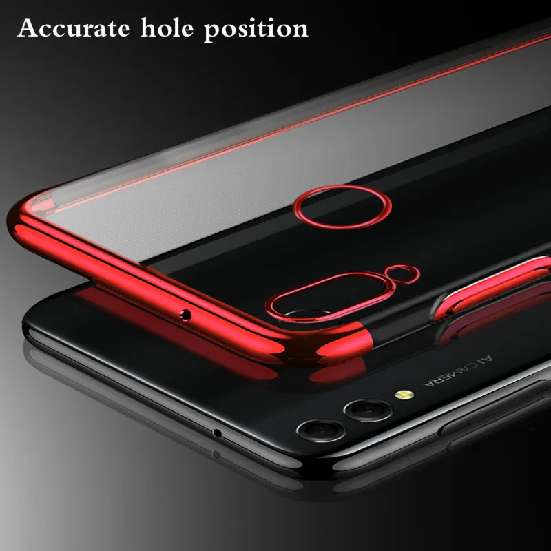 Для huawei P Smart 2019 чехол прозрачное покрытие Мягкий ТПУ силиконовый прозрачный для