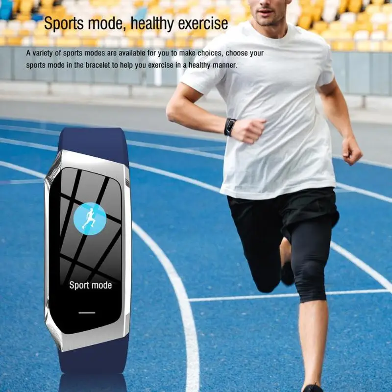 E18 умный ремешок для фитнес браслета женский и мужской смарт браслет измерение
