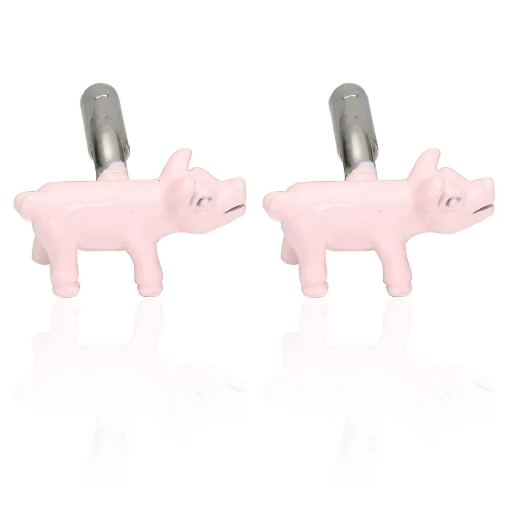 MeMolissa 3 пары запонки с розовой Свинкой модные подарки персонализированные для