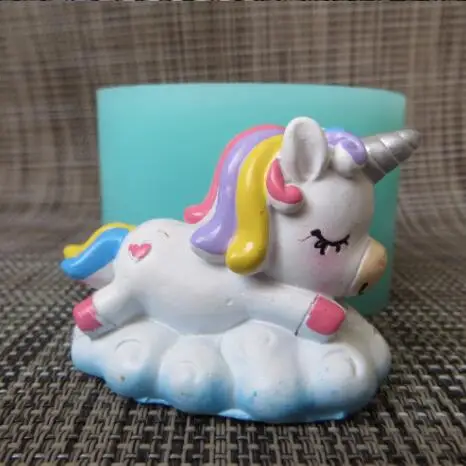 Силиконовая форма PRZY 3d с милым единорогом мечтать для помадки шоколадного мусса
