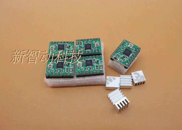 3D-печать драйвер шагового двигателя A4988 Ar reprap со спаянными ластами 2 шт. |