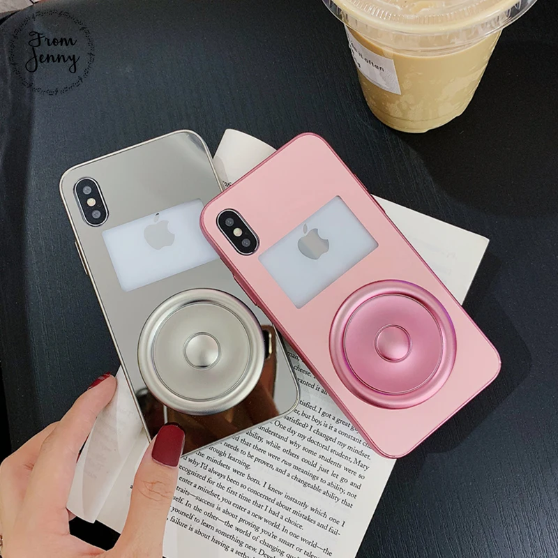 От Jenny 3D модный mp3-плеер стеклянный чехол для телефона iPhone x XR XS Max 8 8plus 7 7plus 6/6S Plus