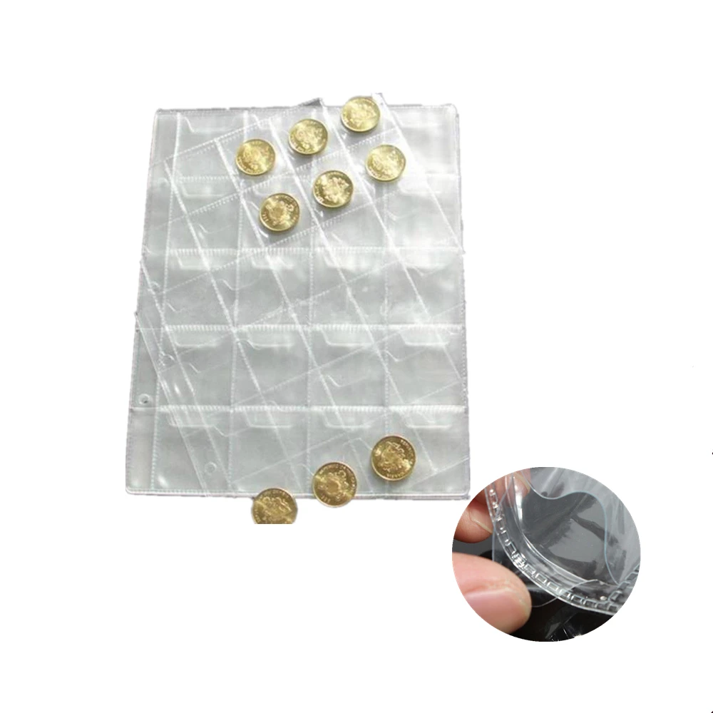 Классическая коллекция монет оформление страниц папка с прозрачными карманами