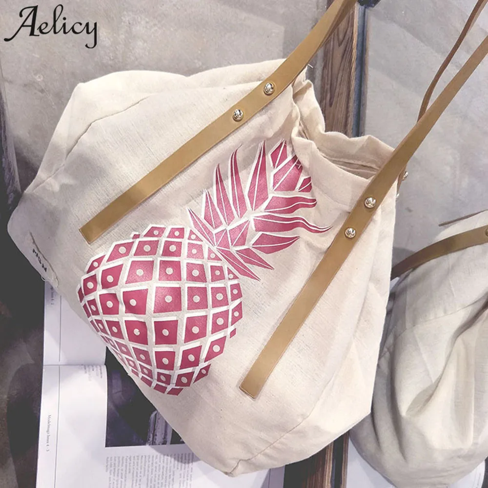 Aelicy 2018 Горячая новинка Модная легкая Высококачественная холщовая женская сумка
