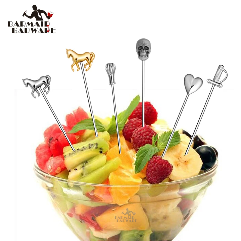 1 шт фруктовый коктейль Палочки палка Барные инструменты палочки для
