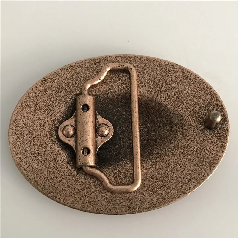 Розничная торговля стандартная Пряжка 82*62 мм овальная фиолетовая металлическая