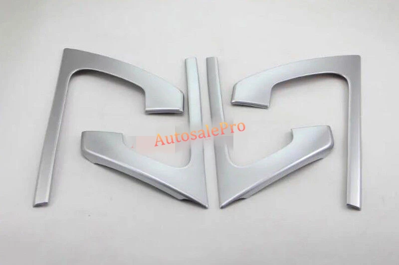 Хромированная матовая накладка на подлокотник автомобильной двери в полоску 4