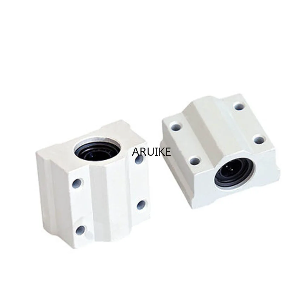 4pcs SCS8UU SC8UU 6mm/8mm/10mm/12mm/16mm/20mm Linear Motion Ball Bearing CNC Slide Bushing for linear shaft DIY 3D printer part |