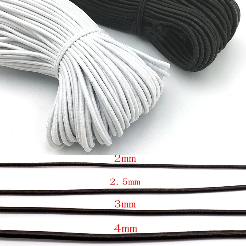 2/2.5/3/4/5/6mm Strong Elastic Rope Bungee Shock Cord Stretch String For DIY Jewelry Making Garment Sewing DIY Handmade craft