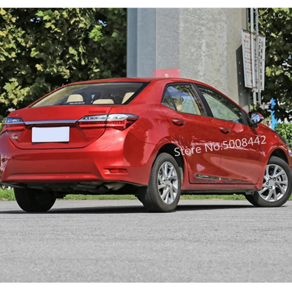 Для Toyota Corolla Altis 2017 2018 2019 Автомобильная ABS хромированная боковая стеклянная
