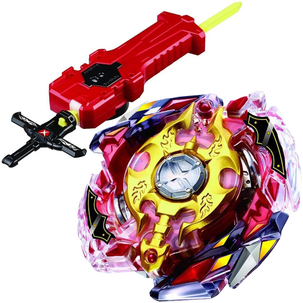 

B-74 Spinning Top burst Kreis Satan Satom Starter Set LR Launcher With Sword Launcher Factory Supply Toys Children Gift