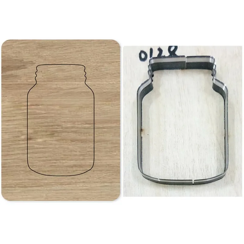 2019 Новые DIY конфеты банки деревянные формы высечки аксессуары для кожаной бумаги