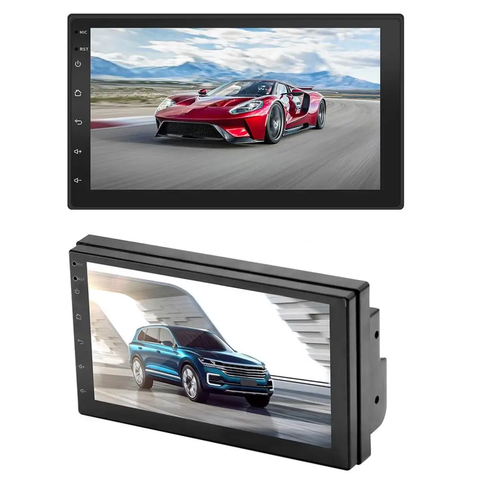 7 дюймовый четырехъядерный процессор Android 1 2Din Bluetooth автомобильный FM Радио стерео