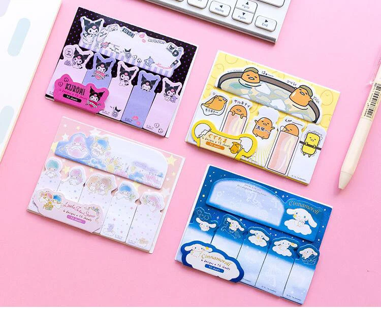 1 шт. 90 листов Kawaii Memo pad мультфильм серии Липкие заметки офисные memos закрепленный блокнот украшения Подарочные принадлежности(tt-3099