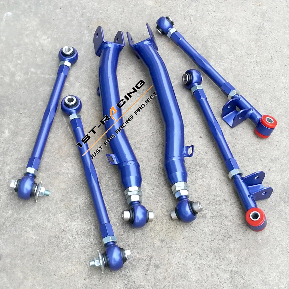 Комплект синих рычагов управления задним и ходом для Subaru Impreza WRX STI GDA GDBC GGA 6 шт.|kit