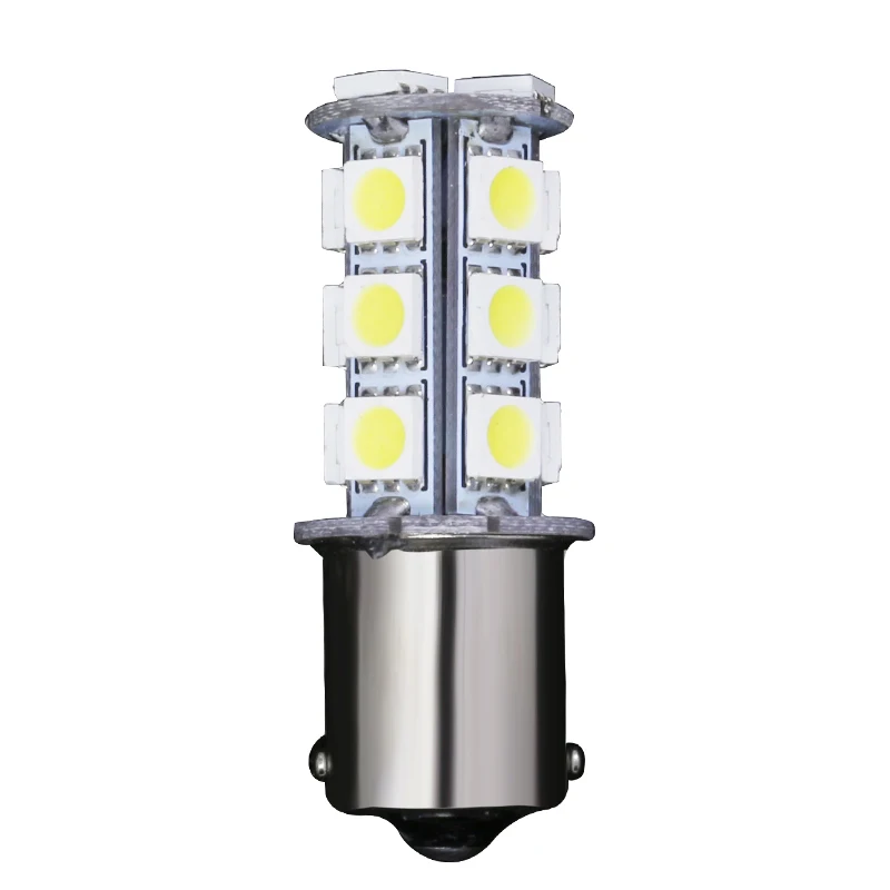 Светодиодный стоп сигнал для автомобиля 1x1156 18SMD 5050 BA15S светодиодный задний