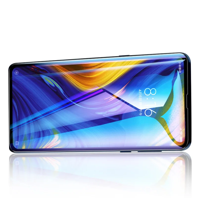 3D закаленное стекло с полным покрытием для Xiaomi mi X 2 2S 3 mi x mi X2 mi x2S mi x3 Защитная пленка для экрана черного цвета